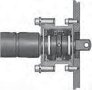 The efficiency of the E seal relies on the p r o p e r installation of the drive collar. The space in the stuffing box should contain both carbons in a balanced state of pressures and distances.
