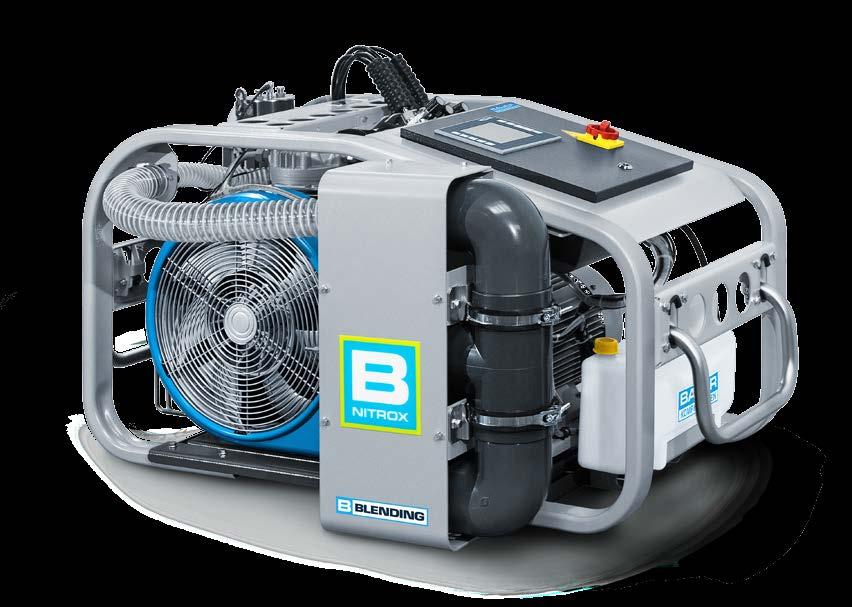 14 B-NITROX COMPRESSORS B-NITROX SYSTEMS BAUER KOMPRESSOREN MARINER 320 NITROX RUGGED MOBILE SYSTEMS IDEAL FOR USE ON DIVING BOATS The MARINER series was developed for high charging rates in mobile