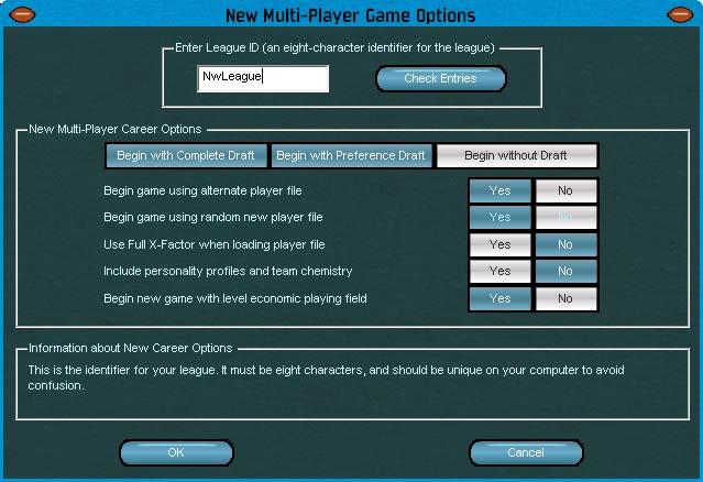 New Multi-Player League To begin a multi-player game, open the Multi-Player Controls menu by clicking on the person icon at the top right of the screen.