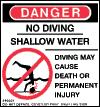 As a further precaution, the pool should be covered when it will not be used for any extended period of time. Do not walk on, climb on, sit on, stand on, or dive from the top seat of the pool.