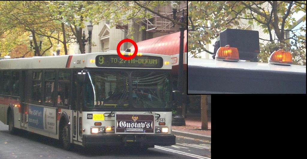 Bus Detection Technology Infrared Optical Advantages Existing equipment on all many intersections