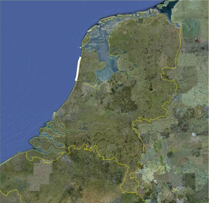 COASTAL ENGINEERING 2012 3 a) b) Marsdiep Inlet North-Holland The Netherlands km 20 km 30 km 40 km 50 Camperduin Bergen Egmond aan Zee IJmuiden Figure 1: (a) an image of the Netherlands, with the