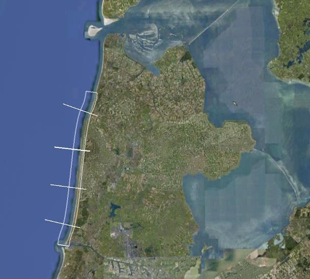 The nearshore morphology of the North-Holland coast is characterized by three bars (a swash bar, an inner bar and an outer bar). The swash bar has a lifetime of several weeks to months (Quartel et al.