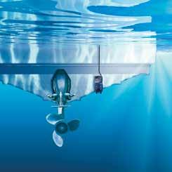 POS No need to drill into the vessel No drag, protects transducer from rocks when launching Will not catch on weeds or marine vegetation Easily remove the transducer Trolling Motor: Attaches either
