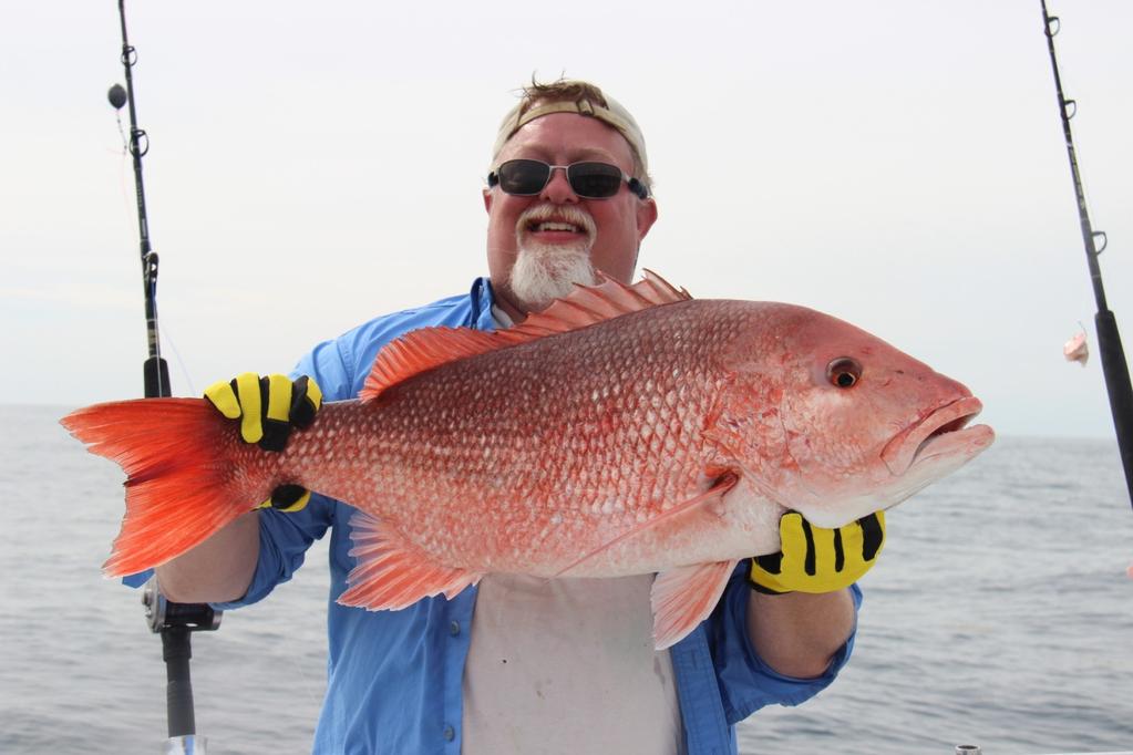 What do we have here? A Miss Judy Charters genuine red snapper catching team!