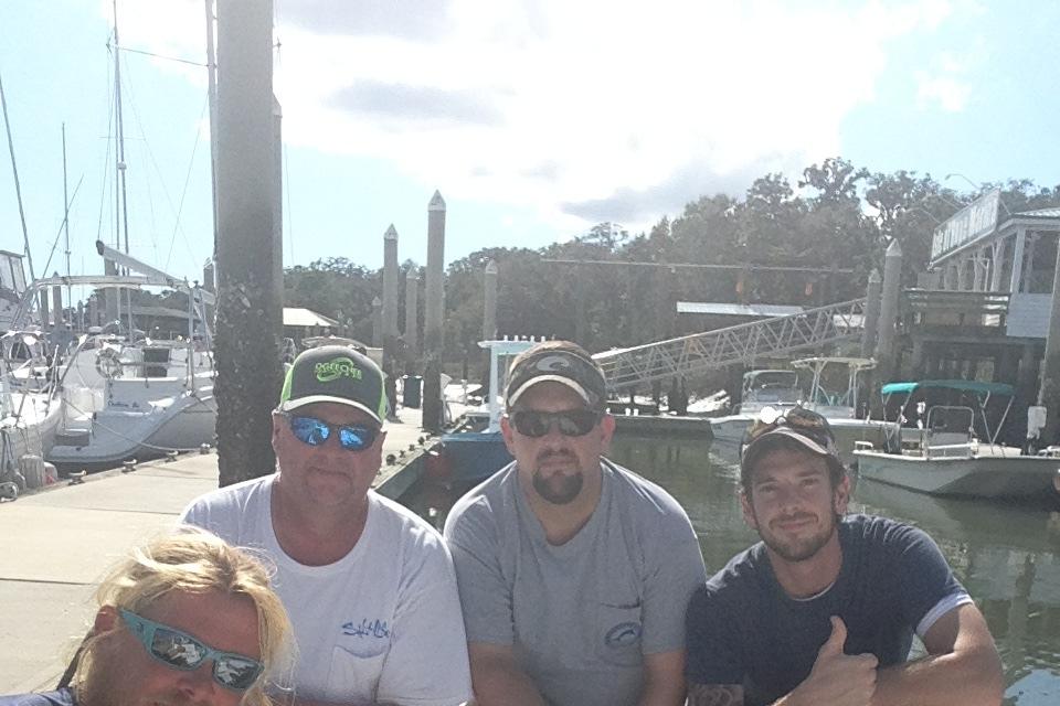 While taking an inshore fisherman s holiday Captain Garrett Ross of Miss Judy