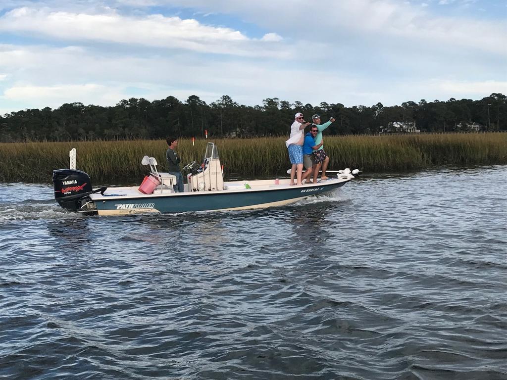 Captain Stephen Thompson of Miss Judy Charters has a fun fishing group for sure!