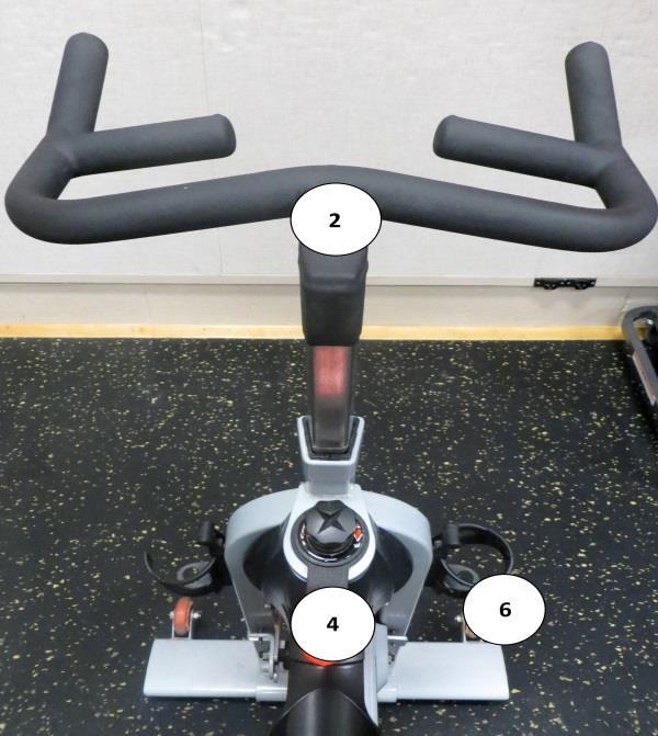 During a part of the ride that requires more tension and more strength, the rider may engage their hips and upper thighs by sitting further back on the seat.