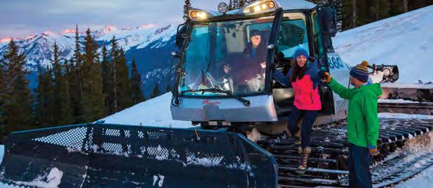 Artists in their own right, your snow cat operator will show you exactly what it takes to transform the mountain each night.