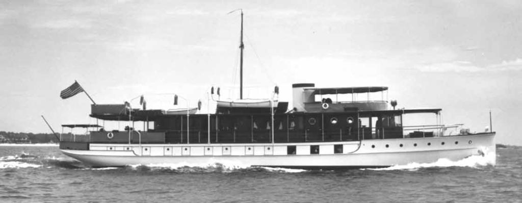 MATHIS YACHT BUILDING COMPANY, LLC Photo Credit: Rosenfeld Collection The refined designs of the American motor yachts built from the late 1920s through the early 1930s and exemplified by the work of