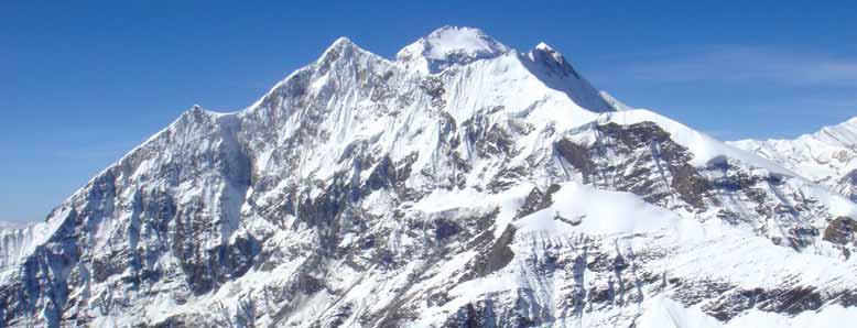 DHAULAGIRI EXPEDITION 8167 Meter The 7th highest mountain in the world Mt. Dhaulagiri, in Sanskrit Dhaula means white, beautiful and giri meaning mountain. It was discovered by the westerns in 1808.
