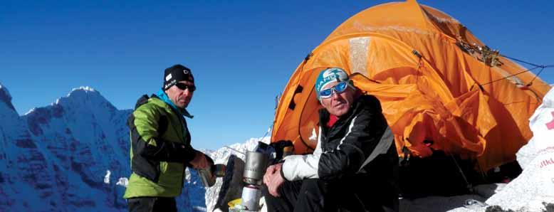 BARUNTSE EXPEDITION 7129 Meter Mt. Baruntse is situated in Nepal between Everest and Makalu. It is a substantial and symmetrical snow peak, has four ridges and four summits.