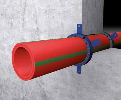 GENERAL curaflam collar by oyma conlit pipe wraps by Rockwool HANLING Transport an storage aquatherm re pipe pipes can be store in all outsie temperatures.