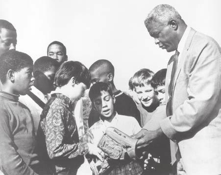 Jackie Robinson worked tirelessly over the years with a variety of church groups and community organizations.