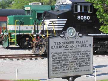 The Vines Garden Railroad and Southeastern Railway Museum both had something special locally, but I selected the Tennessee Valley Railroad as my destination for National Train Day.