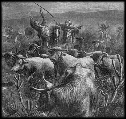 A cowboy s worst nightmare was a stampede. A stampede is when the herd suddenly and mysteriously took off running.