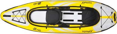 Collapsible Boats K2-Inflatable > ZPRO TOTEM A new kayak shape, innovative hull design and great looks, enhanced performance and added features. Suits beginners as well as experienced paddlers.