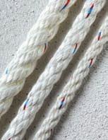 STANDARD This 3 strand rope is extremely strong and hardwearing, with reasonable shock absorption.