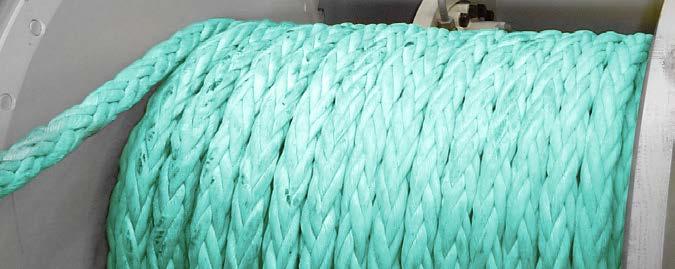 Mooring Line 8 Braid CWC BLUE STEEL 8 braid BLUE STEEL rope is one of the highest strength copolymer braided ropes in the market today.