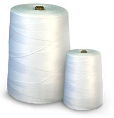 Poly-Cotton / Sewing Twine 3-8 Ply Item # Ply Yarn Tensile Ft/Lb Put-up Units Wt 006006 3 4 16 lbs 3360 2# Cone 25 52 lbs 006080 3 4 16 lbs 3360 2# Cone 48 98 lbs 004060 3 8 8 lbs 6720 2 1/2# Cone 20