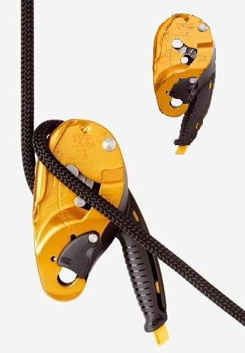 Self-braking Descender Self-braking Descender (Petzl I D) with antipanic function for working on fixed ropes.