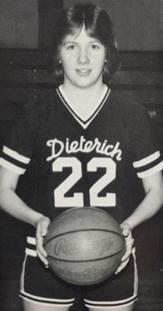 Penny (Radloff) McCollum Class of 1983 1st Female to score 1,000 points at Dieterich High School Scored 1,192 points during her basketball career 2-Time MTC All-Conference Team in Basketball (1982,