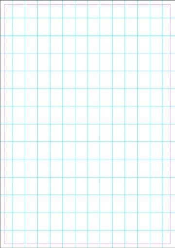 2. Basics 2.7 Grid Sample grid Here is a simple document grid that helps to define sizes and spaces. It contains of 14 lines horizontally and vertically.