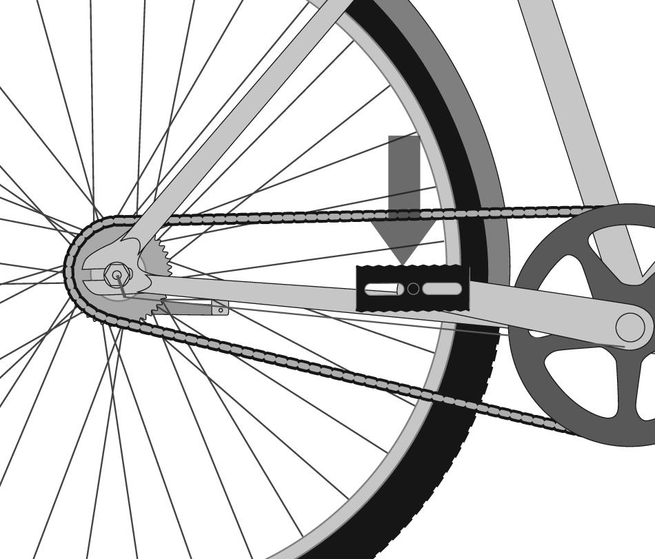 Appendix C Coaster Brake 1. How the coaster brake works The coaster brake is a sealed mechanism which is a part of the bicycle s rear wheel hub.
