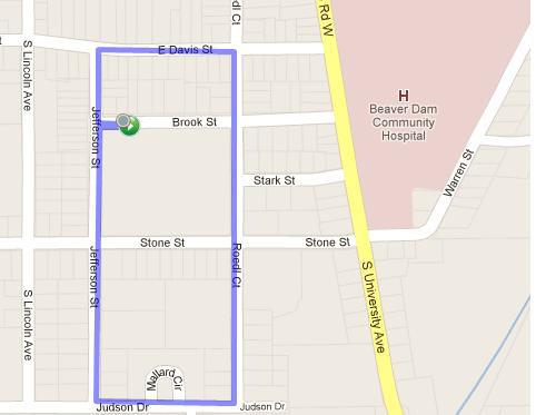 Jefferson Elementary School Walk, Run, Bike Directions: Beaver Fitness