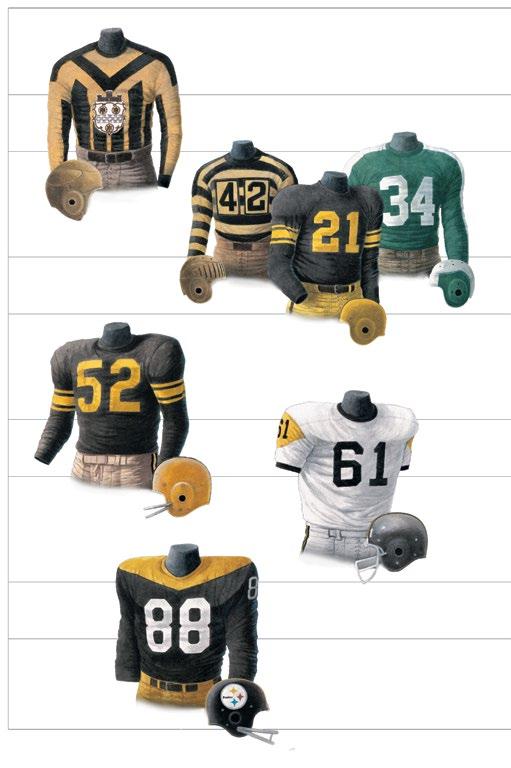 HISTORY MEDIA INFORMATION Steelers All-Time Uniforms 1933 FOOTBALL STAFF 1943