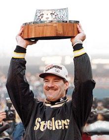 Steelers History STEELERS HISTORY In 1992, 34-year-old Bill Cowher became the National Football League s youngest head coach at the time.
