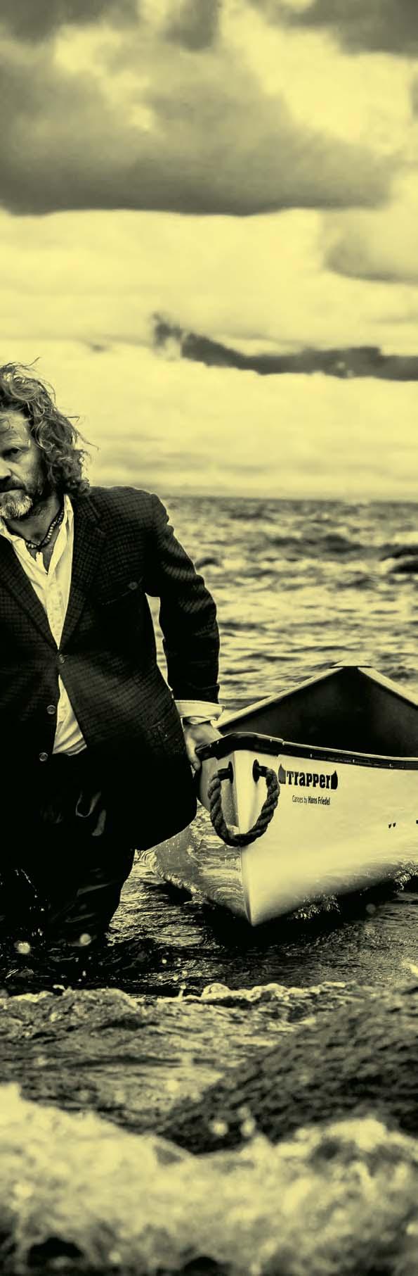 THE DESIGNER The designer of Trapper kayaks & canoes, Hans Friedel, was born in 1960 and grew up right next to the third biggest lake in Sweden, so he has all that it takes to be passionate about