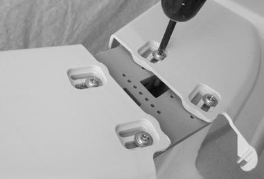 ledge cover. Attach the top ledges to the top plates using self-tapping screws.