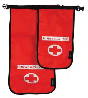 cloth 200x200mm (1pc), surgical gloves (1pc), a safety pin (1pc), scissors (1pc), first aid