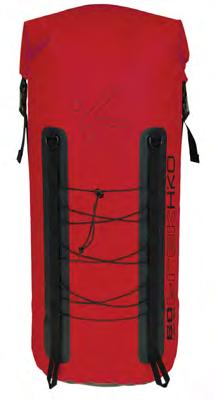 10 DRYBAGS TREK_82800_82700_82900 This hybrid of dry bag and a backpack is made of resistant nylon fabric with TPU coating.