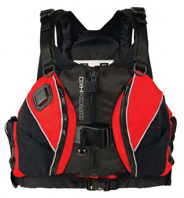 It is easy to put on thanks to the front zipper. It is fitted with safety harness.
