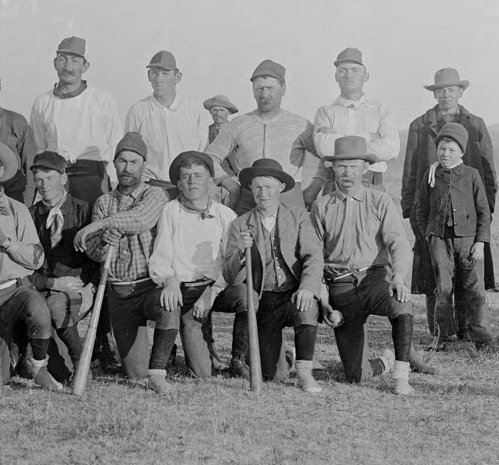 Most of the players on the 1892 Anselmo team look as if they might be more comfortable at a rodeo, but more than a half-dozen