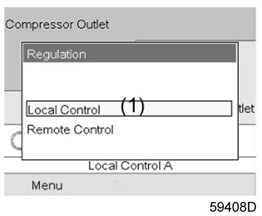 After selecting the required regulation mode, press the enter button on the controller to confirm your selection. The new setting is now visible on the main screen.