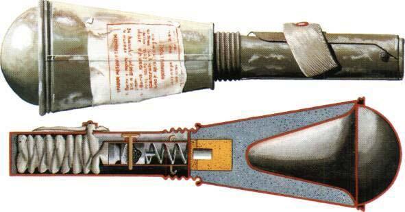 RPG-6 6 HandH and-grenade (wikipedia.org and www.lexpev lexpev.nl) Designed as a replacement for the RPG-43.