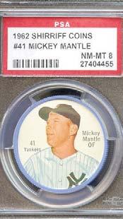 95 Mickey Mantle 1958 Topps #150 PSA NM