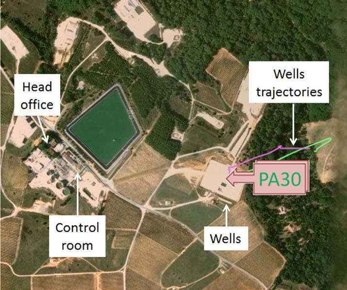 Figure 3. Overview of the Vauvert facility (Google Map). 3.3 Data acquisition and analysis software The developed software allows the user to remotely control the acquisition system (Figure 3) to both display and analyze all acquired data.