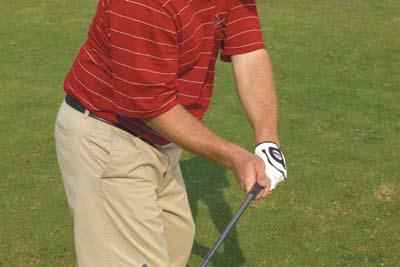 Older golfers who have lost flexibility can achieve the same results with more turn or rotation of the hips. The hips are not as dependent on your flexibility.