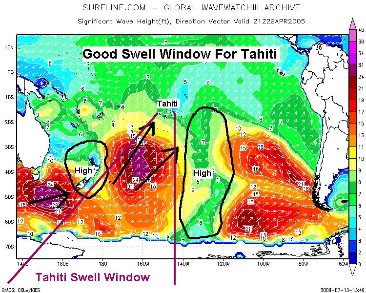 SURFLINE TEAHUPOO, TAHITI SURF REPORT Historical Analysis of Swell Patterns in April & May, 1997 2009 Prepared for Billabong ~ by Sean Collins, July 2009 Billabong has requested assistance to choose