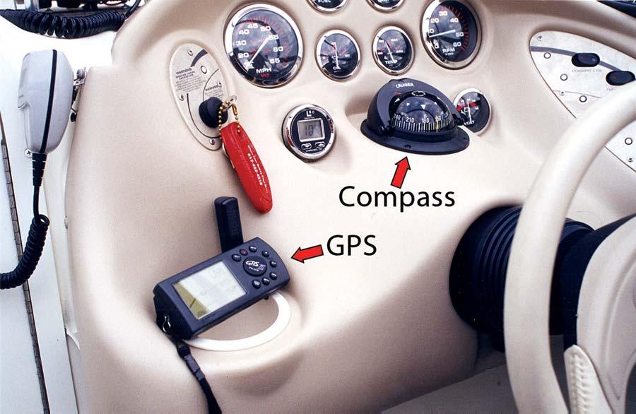 Always carry a compass and chart and know how to use them. A good marine compass is a must and you should be familiar with its use.