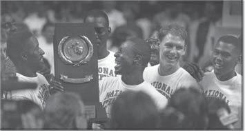 1988 NCAA Champions Manning Leads Jayhawks to One Last Miracle -- an NCAA Title Kansas 83, Oklahoma 79 April 4, 1988 Kansas City, Mo. KANSAS CITY, Mo.