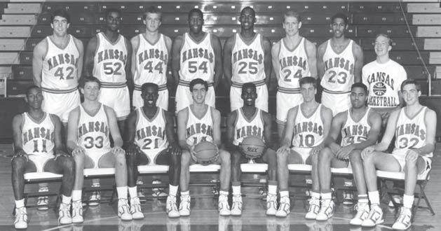 anniversary of the NCAA Championship game at Kemper Arena in Kansas City, Mo. The Jayhawks were considered a bubble team before receiving an at-large bid to the NCAA Tournament.
