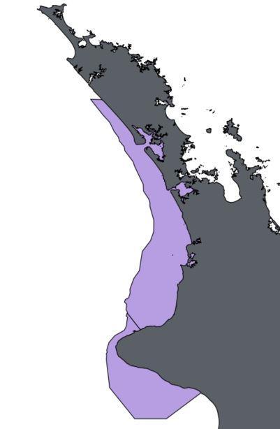 Māui Dolphin habitat Attached is a map of the Māui dolphin habitat Key fish stocks affected by this commitment Barracouta Flounder Grey mullet Gurnard Jack mackerel Kahawai