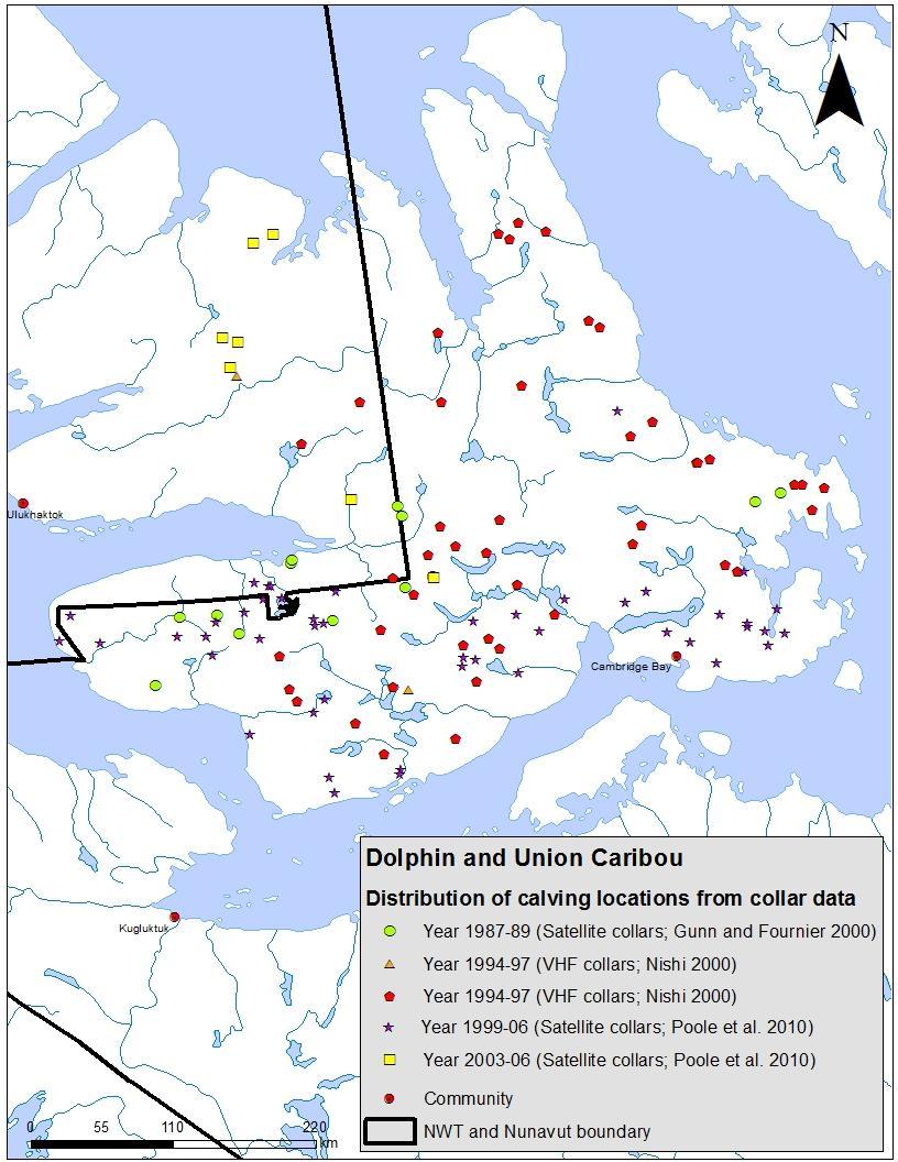 Status of Dolphin and Union Caribou in the NWT Scientific Knowledge Figure 10.