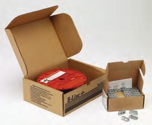 ) 1 1 1 1 KwikPaks include KwikWire clamps and a spool of wire rope. KwikPaks are shipped in a specially designed dispenser box to ease field cutting of wire.