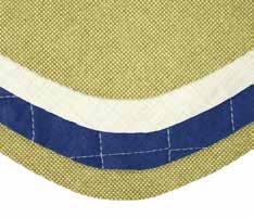 Four-layer Fabric Combination in Collars All of our collars have the same three layers that you specify for your